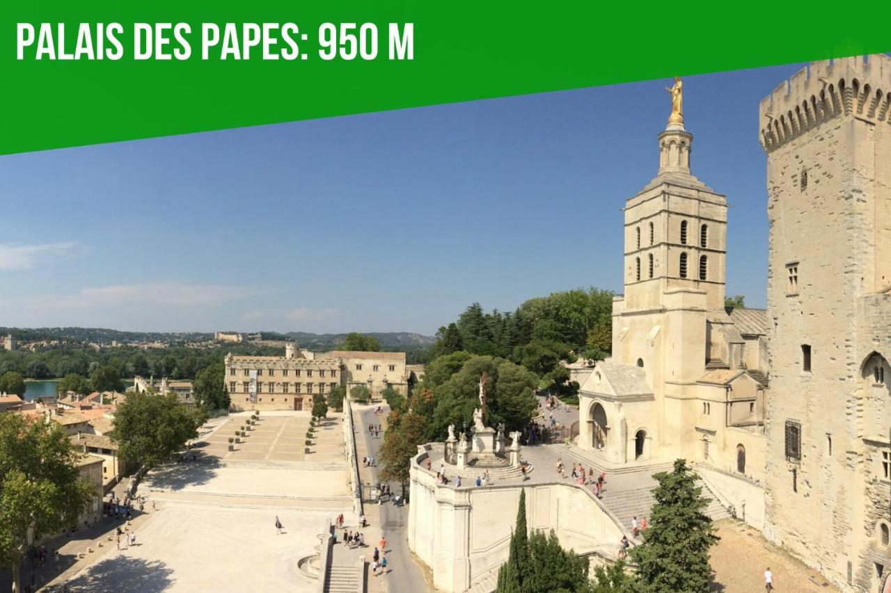 Apartament Au Coeur Des Platanes - Parking Gratuit Sous-Terrain - Clim - Balcon Awinion Zewnętrze zdjęcie