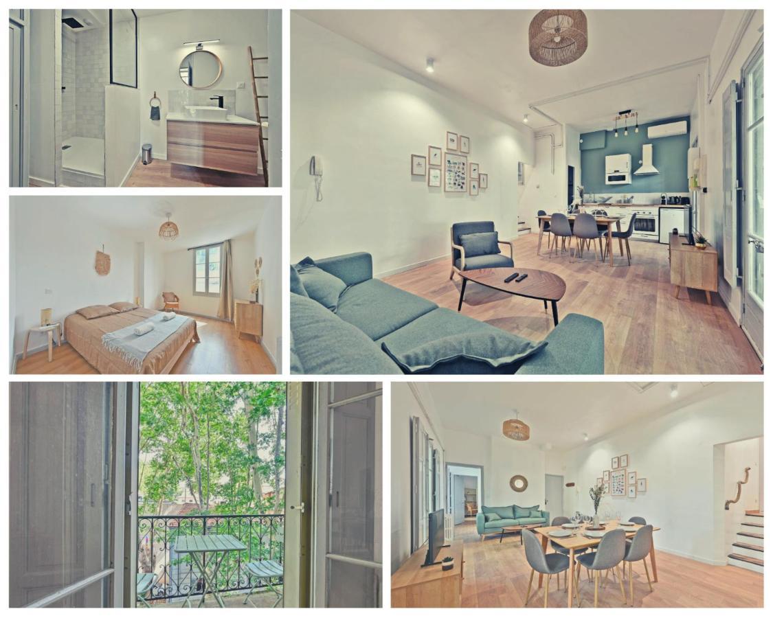 Apartament Au Coeur Des Platanes - Parking Gratuit Sous-Terrain - Clim - Balcon Awinion Zewnętrze zdjęcie